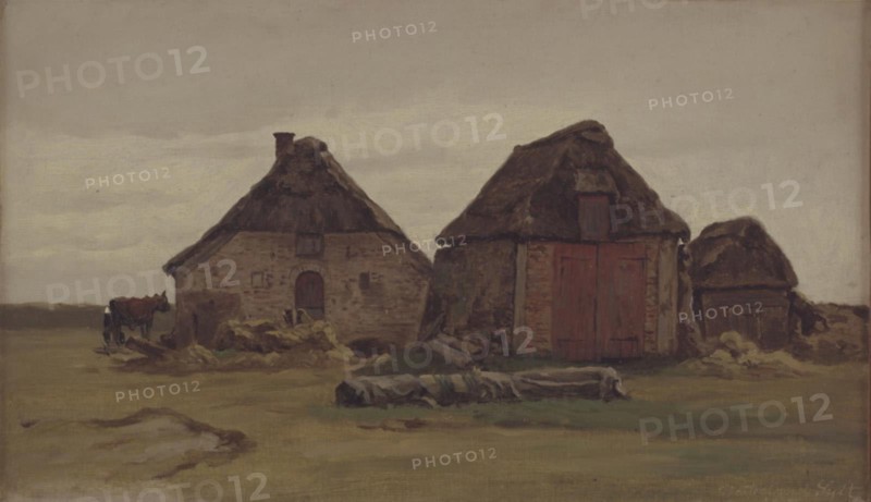 Farmhouses, 1855-1913. Creator: Wilhelm Xylander.