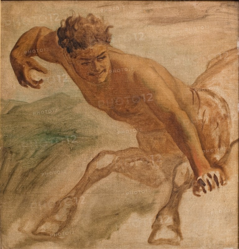 Centaur, 1866. Creator: Ludvig Abelin Schou.