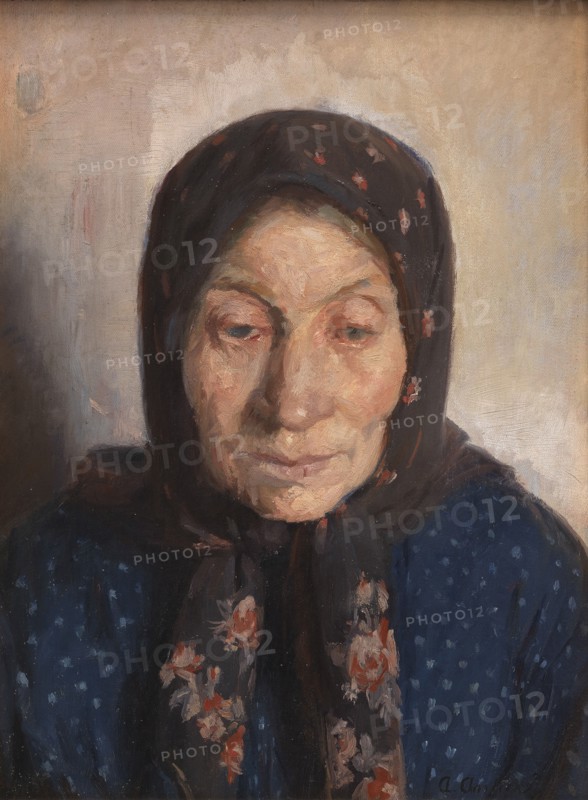 An Old Fisherman's Wife, 1874-1912. Creator: Anna Kirstine Ancher.