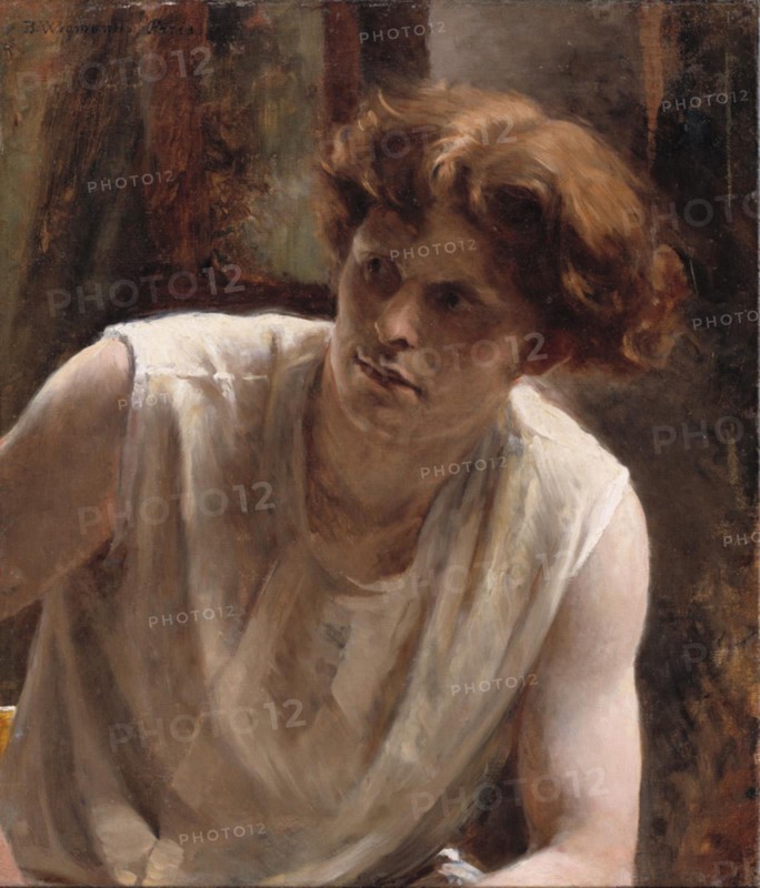 Study of a Female Model;, 1879-1882. Creator: Bertha Wegmann.