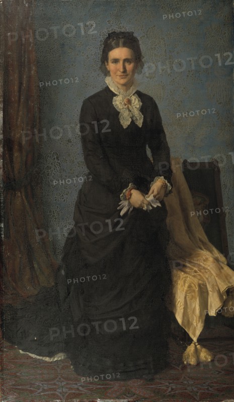 Kammerherreinde Caroline Amalie Meldahl, née Ræder, 1881. Creator: Jorgen Pedersen Roed.