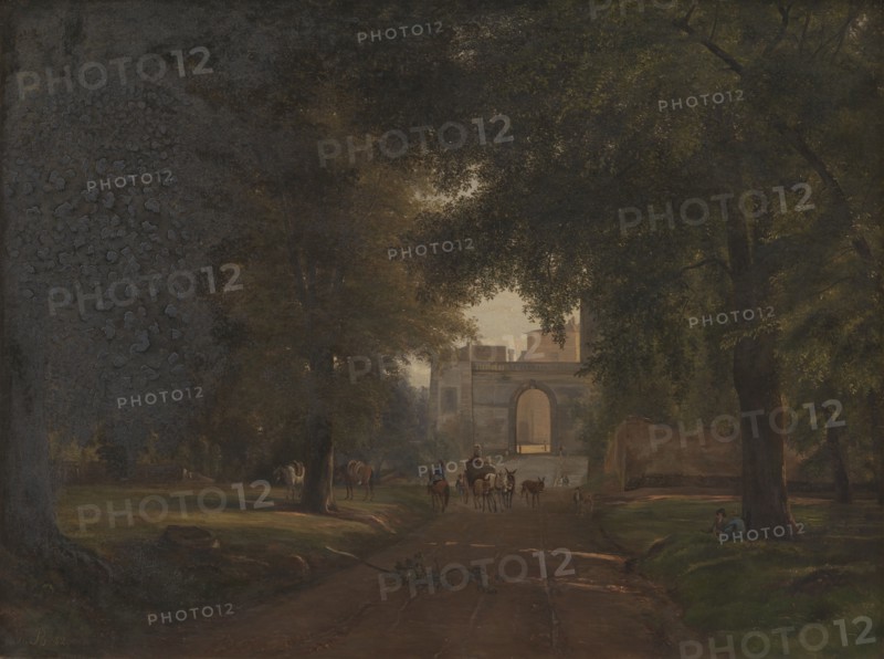 Outside Ariccia, 1882. Creator: Thorald Brendstrup.