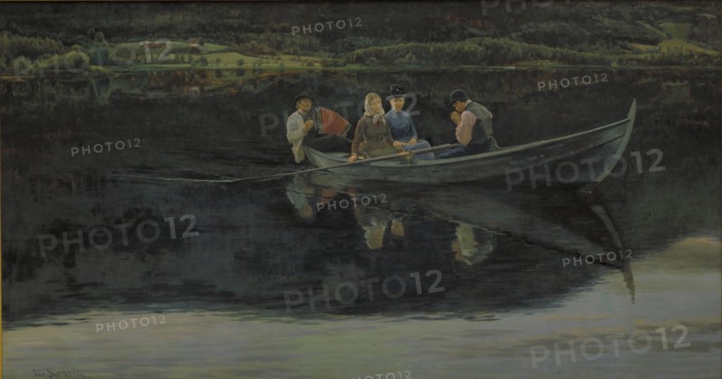 Midsummer's Eve in Norway, 1886. Creator: Christian Skredsvig.