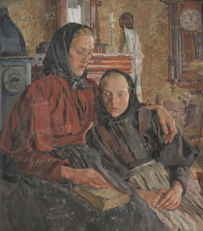 Sisters, 1898. Creator: Carl Wilhelmson.