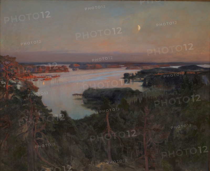 Summer Evening, Haiko Fiord, 1899. Creator: Albert Edelfelt.