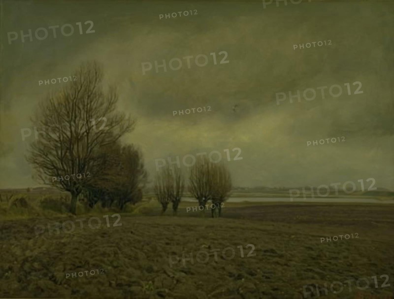 DELETE? LOW RES - Winter Landscape near Taarby Beach on Funen, 1905-1906. Creator: Fritz Syberg.