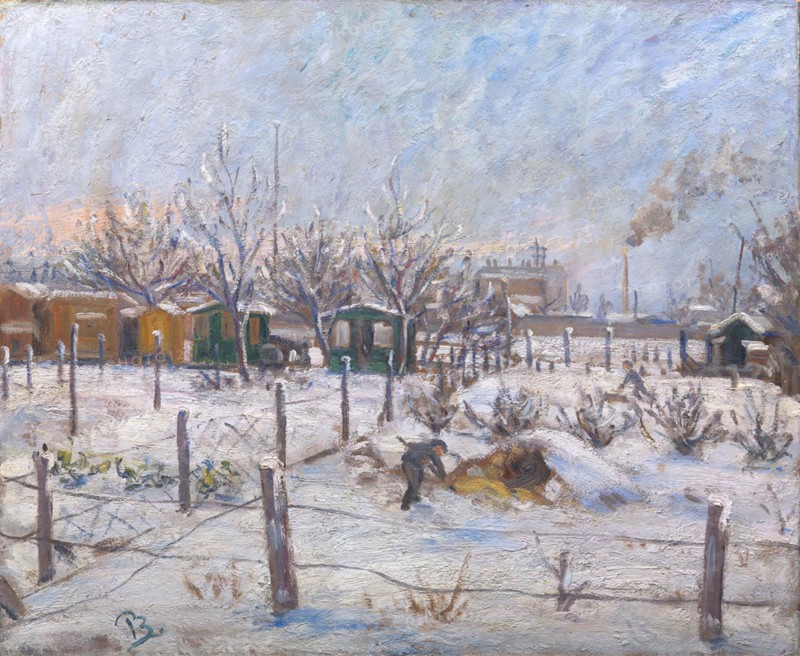 Winter at Norrebro, 1912-1913. Creator: Peter Rostrup Boyesen.