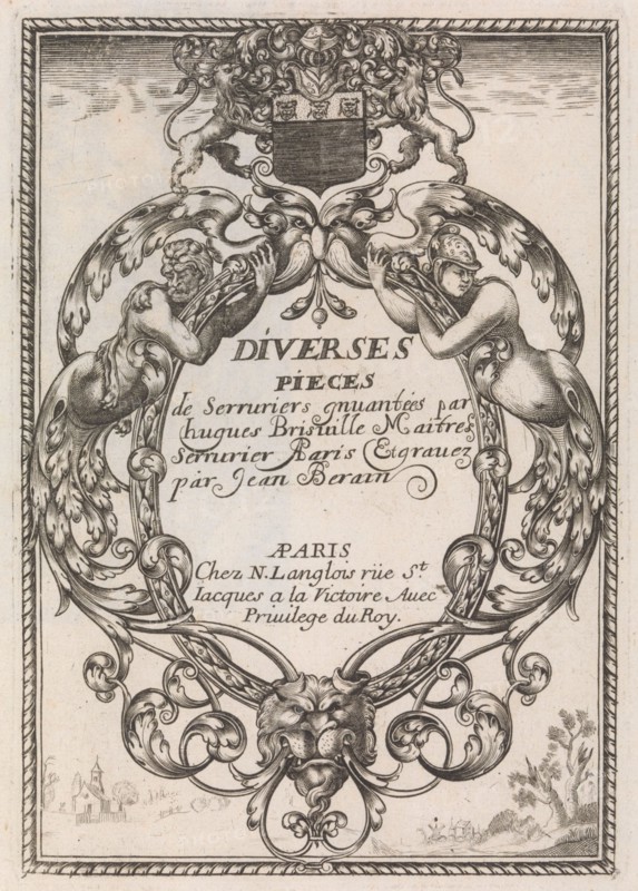 Diverses Pieces de Serruriers, ca. 1663. Creator: Jean Berain.