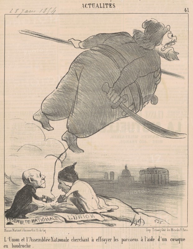Les débats ..., 19th century. Creator: Honore Daumier.
