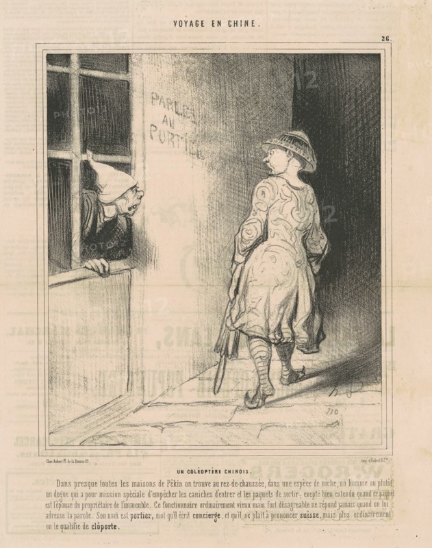 Un coléoptère chinois, 19th century. Creator: Honore Daumier.