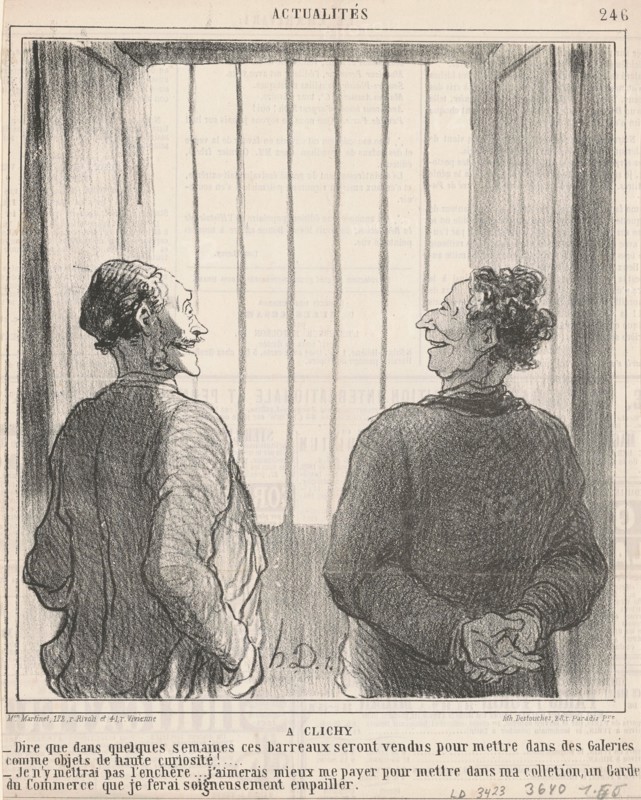 A Clichy, 19th century. Creator: Honore Daumier.