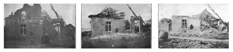 'La seconde bataille d'Ypres; Au nord de Steenstraete: trois phases de la destruction..., 1915. Creator: Unknown.