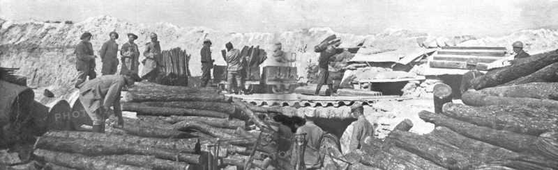 'La preparation de l'offensive de Champagne; l'offensive de Champagne...1915 (1924) Creator: Unknown.