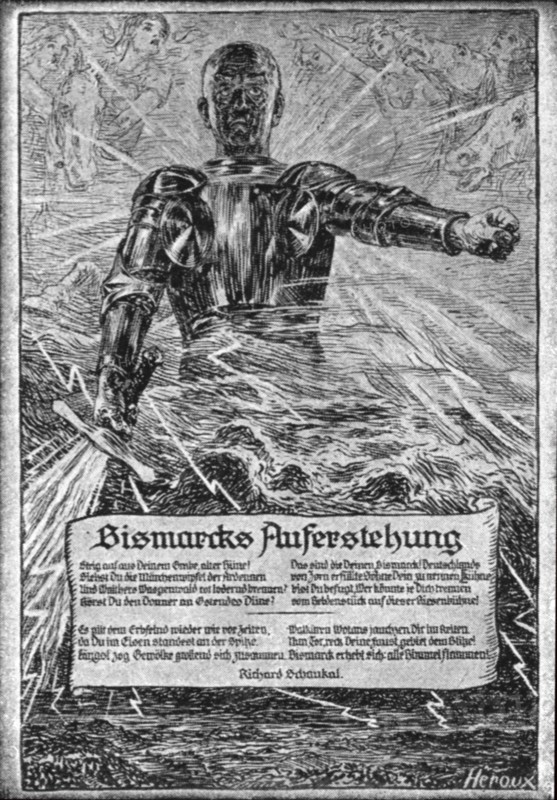 '"KULTUR"; Les Heures D'Ivresse; specimen des pages inspirees par le debut..., 1914. Creator: Unknown.