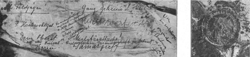 'Prevoyance; Deuxieme enveloppe de la caissette de virus de la morve adressee...,1916. Creator: Unknown.
