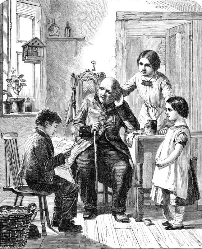 From Our Own Correspondent - painted by W. Hemsley, 1856.  Creator: Harvey Orrin Smith.