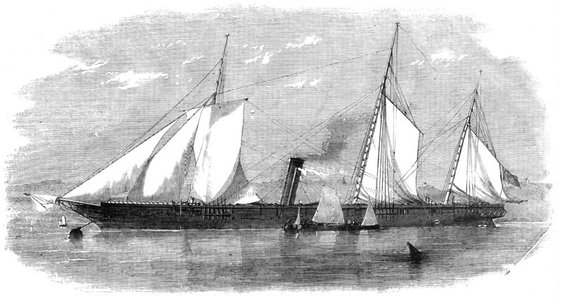H.M. New Dispatch Gun-Boat "Wanderer", 1856.  Creator: Unknown.