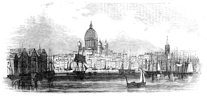 The Approach to St. Petersburg, 1856.  Creator: Unknown.