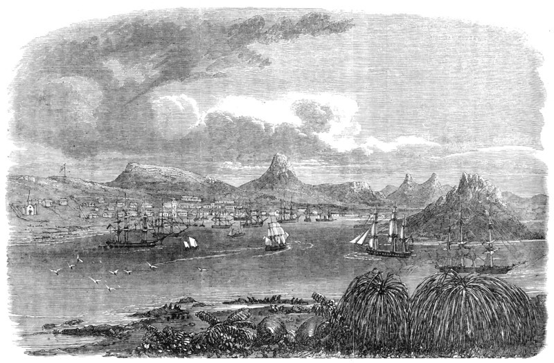 The Falkland Islands: Stanley Harbour, Port William, 1856.  Creator: Unknown.