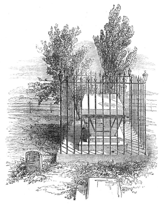 Family Grave of the Palmers, at Rugeley, 1856.  Creator: Unknown.