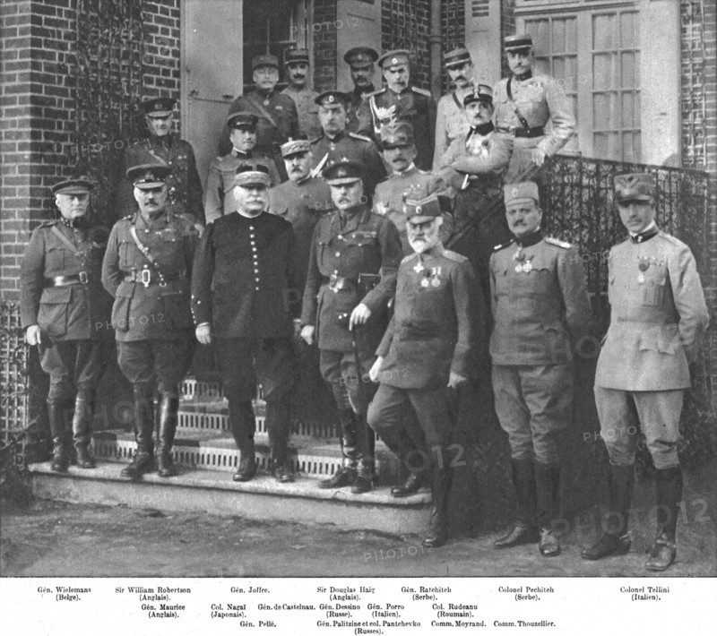 'Le recent Conseil de Guerre des Allies au Grand Quartier General Francais', 1916. Creator: Unknown.