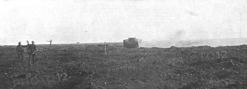 'Le retour du tank, apres l'attaque', 1916. Creator: Unknown.
