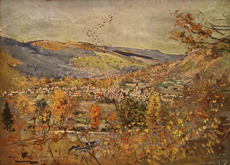'Metzeral et la Vallee de la Fecht, 15 octobre 1915', 1915. Creator: Charles-Jules Duvent.