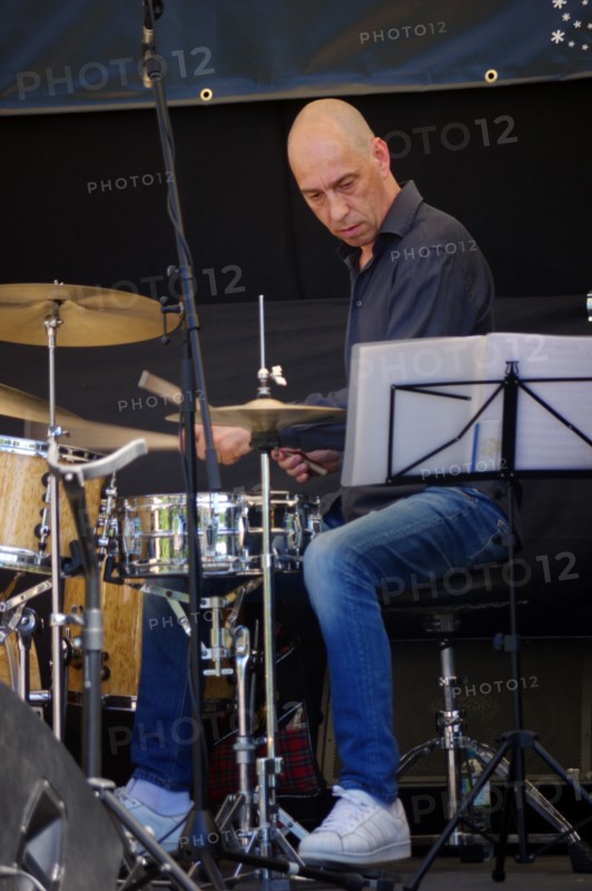 David Giovannini, Hexagonal, Battle Jazz Weekend, Battle, East Sussex, 24 July 2022. Creator: Brian O'Connor.