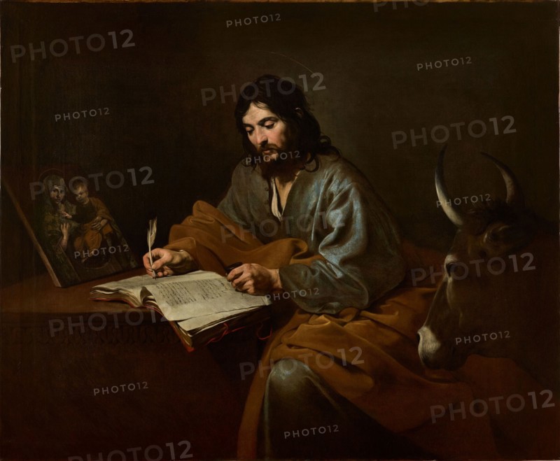 Saint Luke, ca 1624-1625. Creator: Valentin de Boullogne (1591-1632).