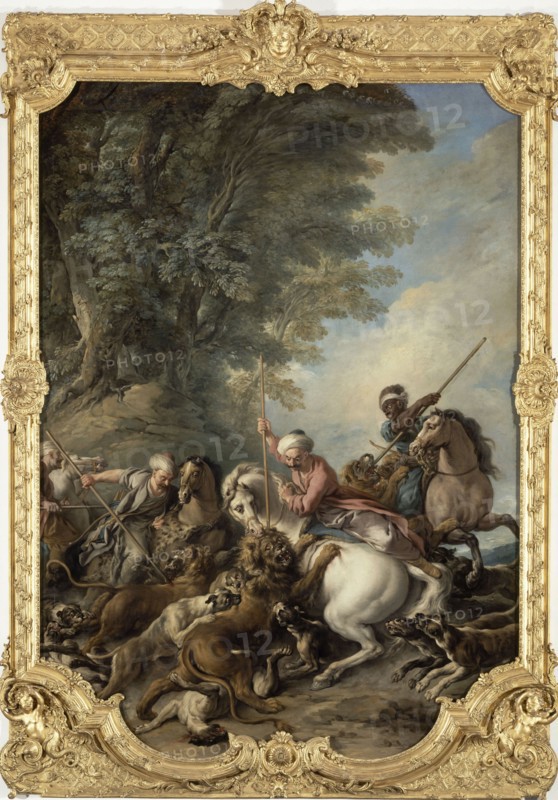 The Lion Hunt, 1735. Creator: Troy, Jean-François de (1679-1752).