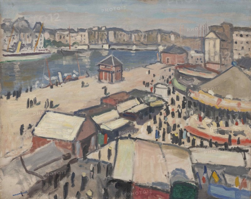 Fête foraine au Havre, 1906. Creator: Marquet, Pierre-Albert (1875-1947).