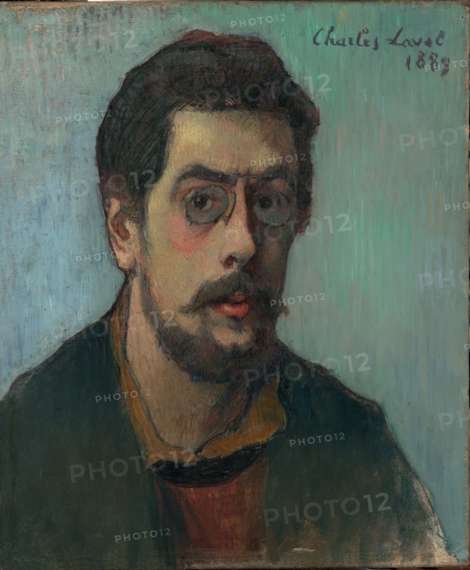 Self-portrait, 1889. Creator: Laval, Charles (1862-1894).