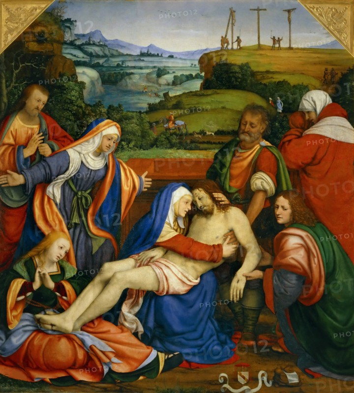 Lamentation over the Dead Christ, 1509. Creator: Solari (Solario), Andrea (1470-1524).