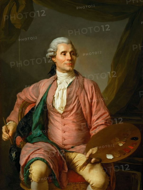 Portrait of Joseph-Marie Vien (1716-1809), 1785. Creator: Duplessis, Joseph-Siffred (1725-1802).