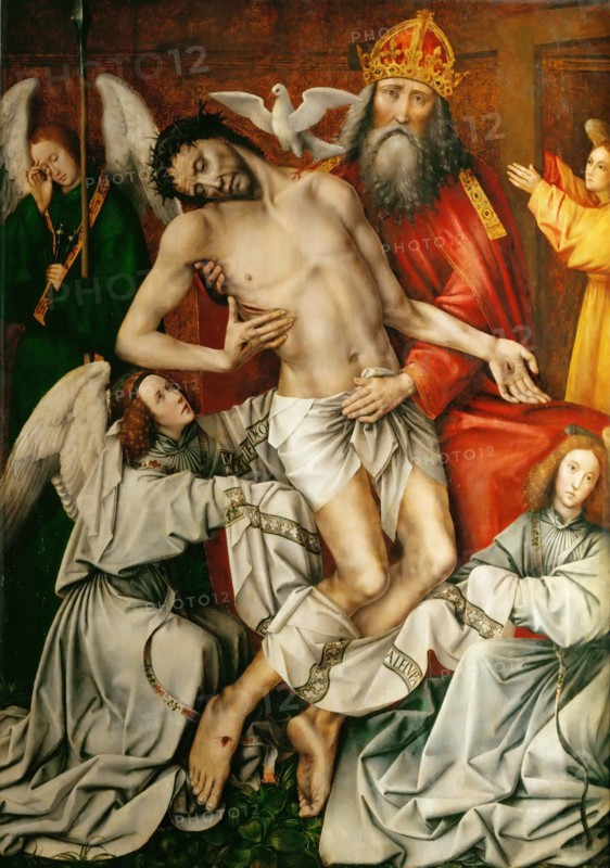 Throne of Mercy, ca 1510-1515. Creator: Coter, Colijn de (ca. 1445-ca. 1540).