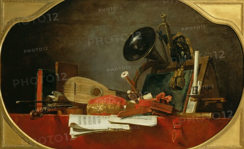 Attributes of Music, 1765. Creator: Chardin, Jean-Baptiste Siméon (1699-1779).