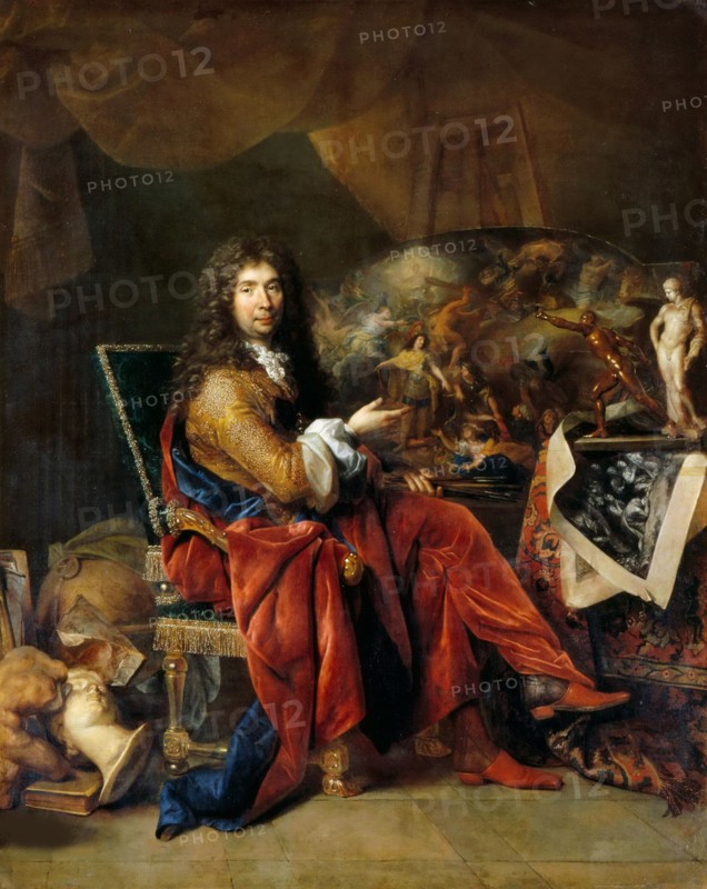 Portrait of Charles Le Brun (1619-1690), ca 1683-1685. Creator: Largillière, Nicolas, de (1656-1746).