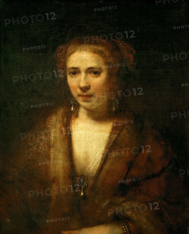 Portrait of Hendrickje Stoffels (1625-1662), ca 1654. Creator: Rembrandt van Rhijn (1606-1669).