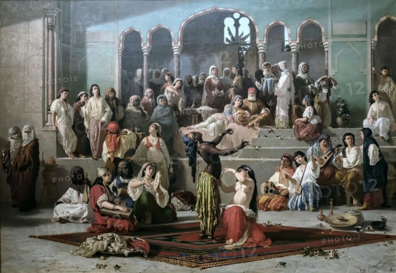The Dance of the Bee in the Harem, 1862. Creator: Marinelli, Vincenzo (1819-1892).