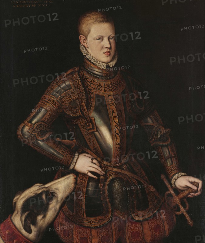 Portrait of the King Sebastian of Portugal (1554-1578), Between 1571 and 1574. Creator: Morais, Cristóvão de (active 1551-1571).