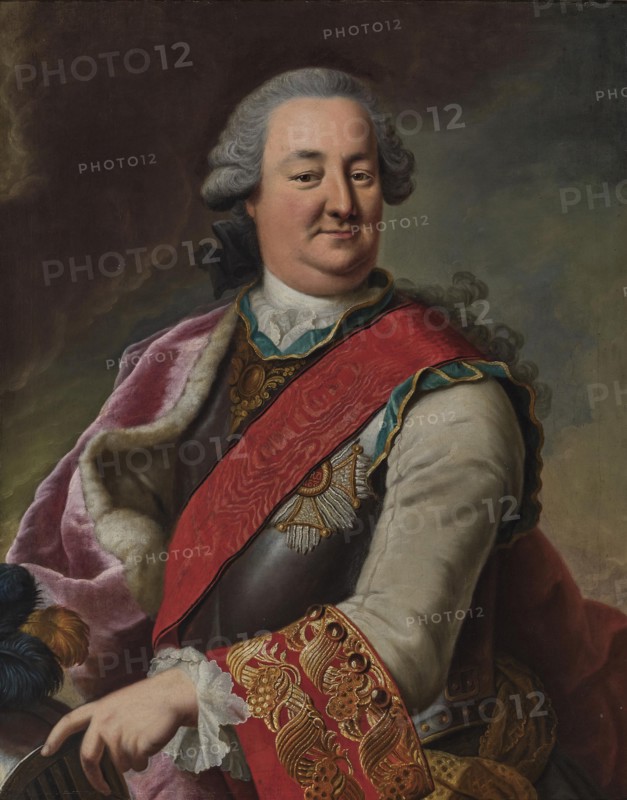 Portrait of Karl August, Prince of Waldeck and Pyrmont (1704-1763), 1748. Creator: Ziesenis, Johann Georg, the Younger (1716-1776).