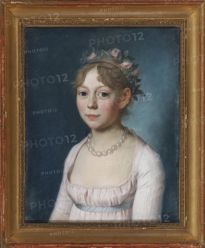 Portrait of Duchess Louise of Württemberg, Princess of Hohenlohe-Oehringen (1789-1851), Early 19th c Creator: Anonymous.