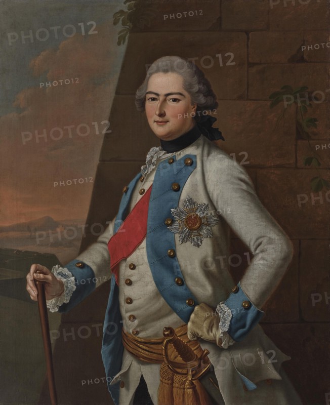 Portrait of George I, Prince of Waldeck and Pyrmont (1747-1813). Creator: Tischbein, Johann Heinrich, the Elder (1722-1789).