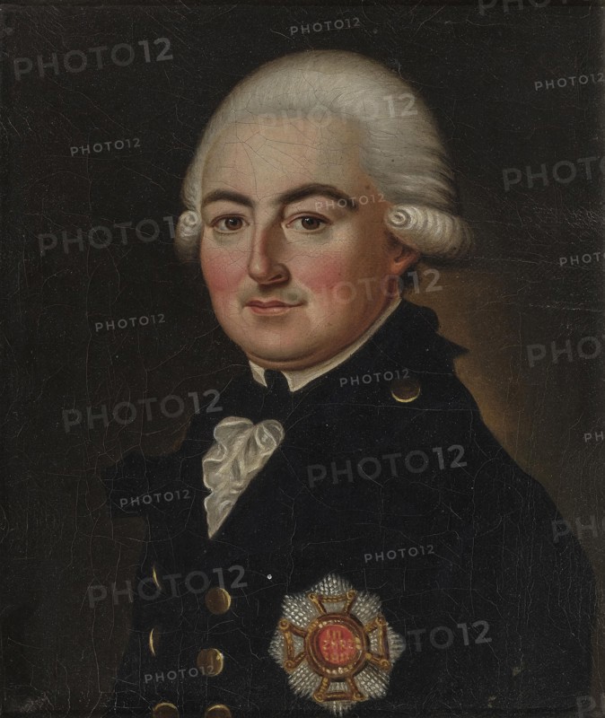 Portrait of George I, Prince of Waldeck and Pyrmont (1747-1813), 1824. Creator: Maul, Friedrich Wilhelm (1780-1852).