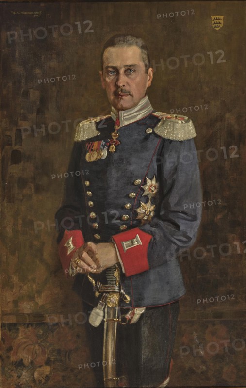 Portrait of Albrecht, Duke and Crown Prince of Württemberg (1865-1939), 1907. Creator: Hildenbrandt, Wilhelm Alfred (1874-1943).