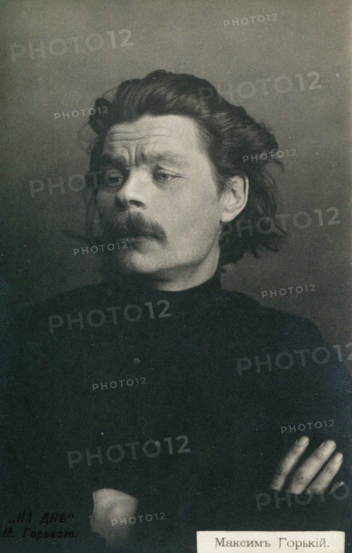 Maxim Gorky, Early 1900s. Creator: Fischer, Karl August (1859-after 1923).