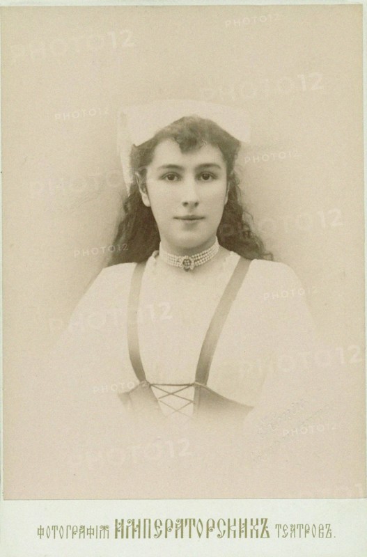 Portrait of the Ballet dancer Matilda Kschessinska, 1890s. Creator: Anonymous.