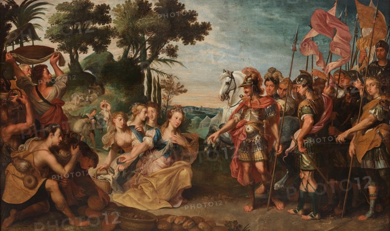 David und Abigail, Early 17th century. Creator: Voet, Matthijs (active Early 17th century).