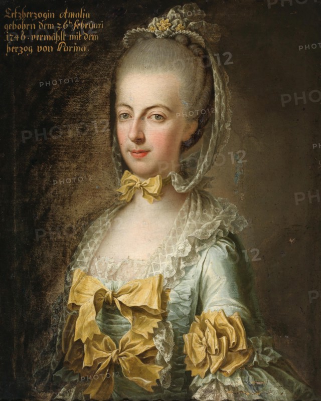 Portrait of Archduchess Maria Amalia of Austria (1746-1804), Duchess of Parma, 18th century. Creator: Anonymous.