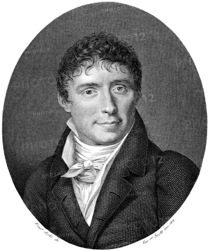 Portrait of the composer Bonifazio Asioli (1769-1832), 1812. Creator: Scotto, Francesco Emanuele (1756-1826).